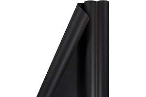 Matte Black Gift Wrap: Sophistication in Every Roll