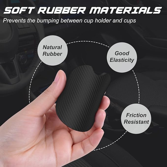 Portavasos para Auto Juego 2 Unidades Mármol Morado miniatura 4
