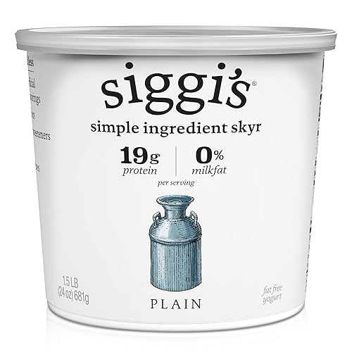 siggi's® Icelandic Strained Nonfat Yogurt, Plain, 24 oz. Multiserving Container