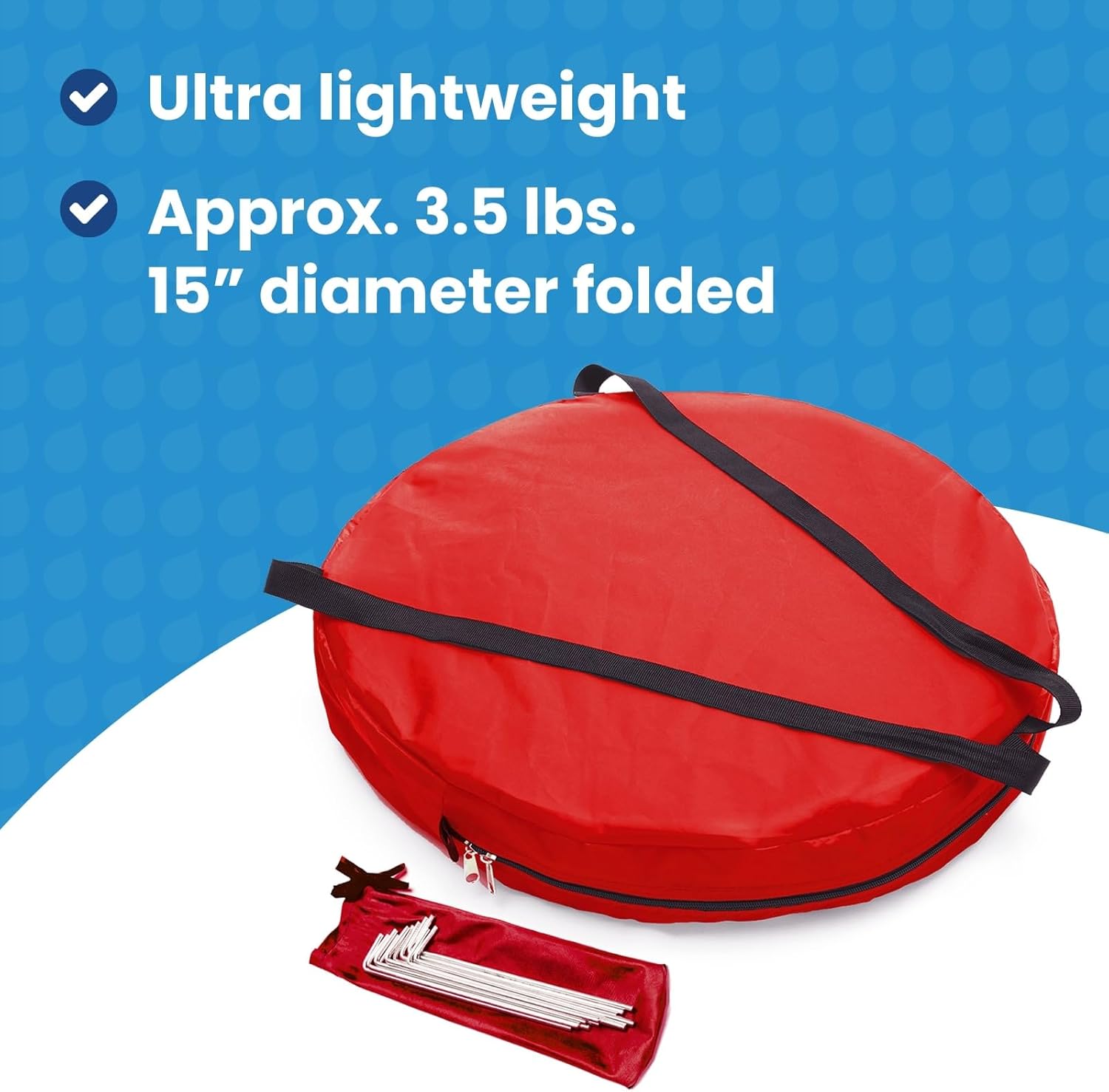 WeatherPod® ChairPod® The Original Pop-Up Pod - 1 Person Wearable Pod for Wheelchairs, Folding Chairs, Camping Chairs, Offers Protection from The Wind, Rain, and Cold - Chair Tent for Sports