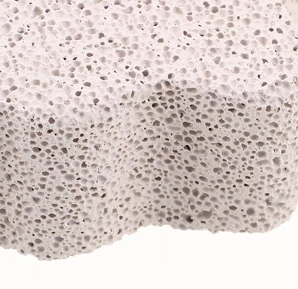 Blocco per Levigare Becco e Artigli in Pietra Naturale 3 Pezzi, Supporto per Trespolo da Gabbia, per Parrocchetti, Calopsitte e Pappagalli, Attività di Cura e Intrattenimento - 3