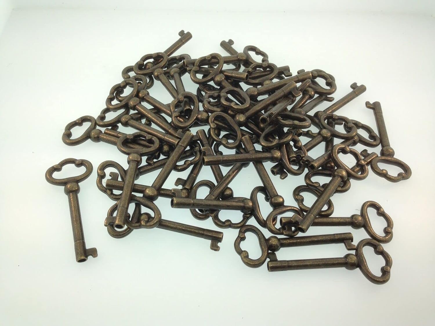 Generic Tools and Replacement for Clock. Grandfather Clock Door Key Set of 50 Antique Finish