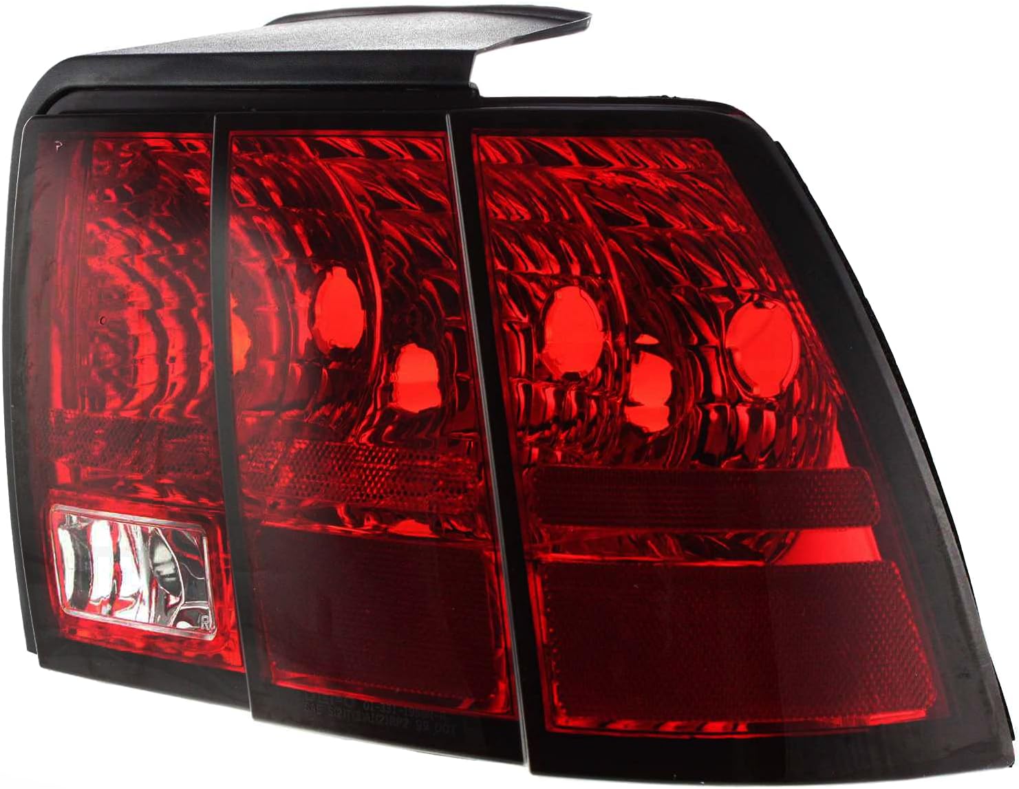 Garage-Pro Tail Light Assembly Set for Ford Mustang 1999-2004 Halogen Driver Passenger Side, Red