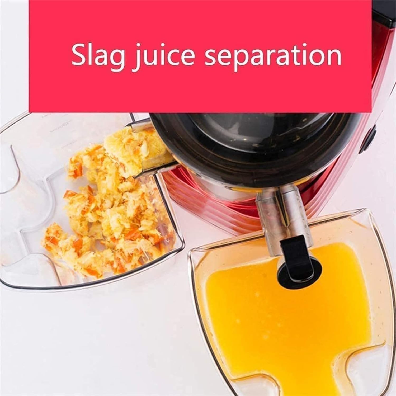 Fruit and Vegetable Juice Extractor, Centrifugal Juicer Machine, Slow Juicer Extractor, Easy to Clean with Brush for Fresh Healthy Fruits and Vegetables Juice