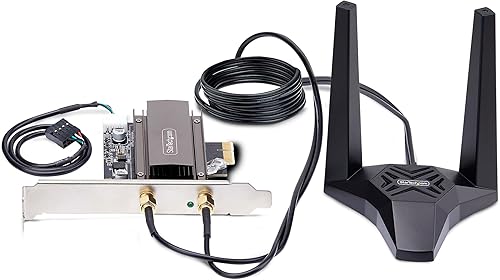 Miniatura 9 de StarTech. com PCI Express Tarjeta N inalámbrica - Tarjeta adaptador de red PCIe 802.11 bgn - 2T2R 2.2 dBi - Tarjeta de escritorio inalámbrica PCIe