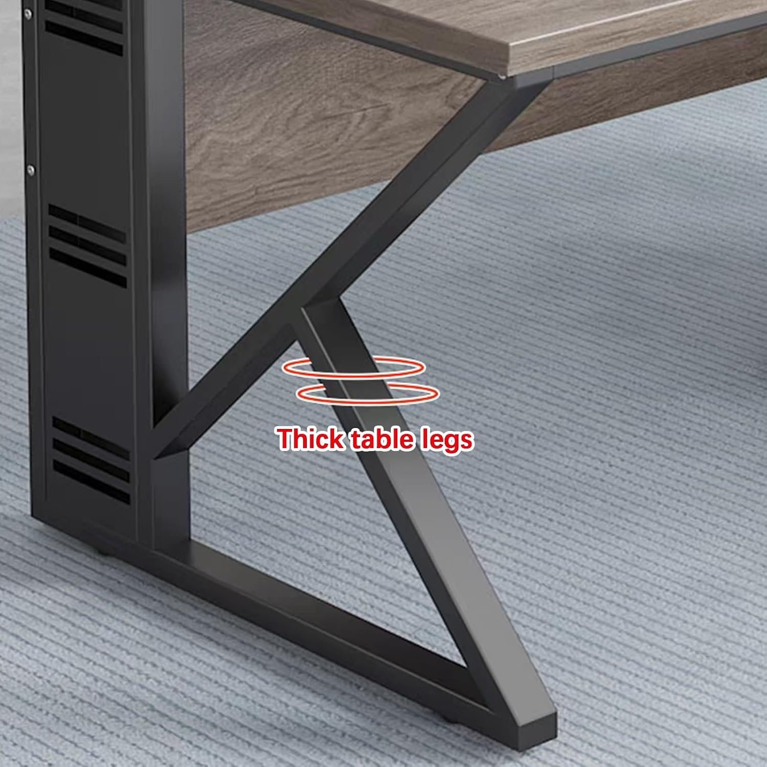 Conference Table, Executive Room Desk, Meeting Seminar Training Table, Rectangle Table with Adjustable Foot Pads, for Office, Boardroom, Meeting Room,Wood Color-160x60x75CM