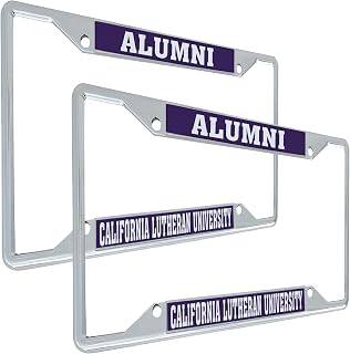 Desert Cactus California Lutheran University Car Accessories Metal License Plate Frame for Front or Rear of Car (Alumni 2 Pack)