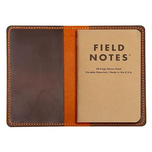 Leather Journal Cover for Moleskine Cahier Notebook Pocket size 3.5" x 5.5" Field Notes Cover Personalized Gift Refillable Pocket Cover, Customized