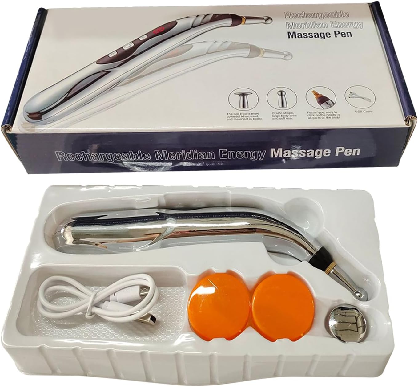 Massage Pen – Ergonomic Handheld Design | Acupuncturre Pens | Acupunnctures Machine Meridian Pen for Targeted Point Therappy Muscle Relaxation Circulation Support and Daily Wellness Use