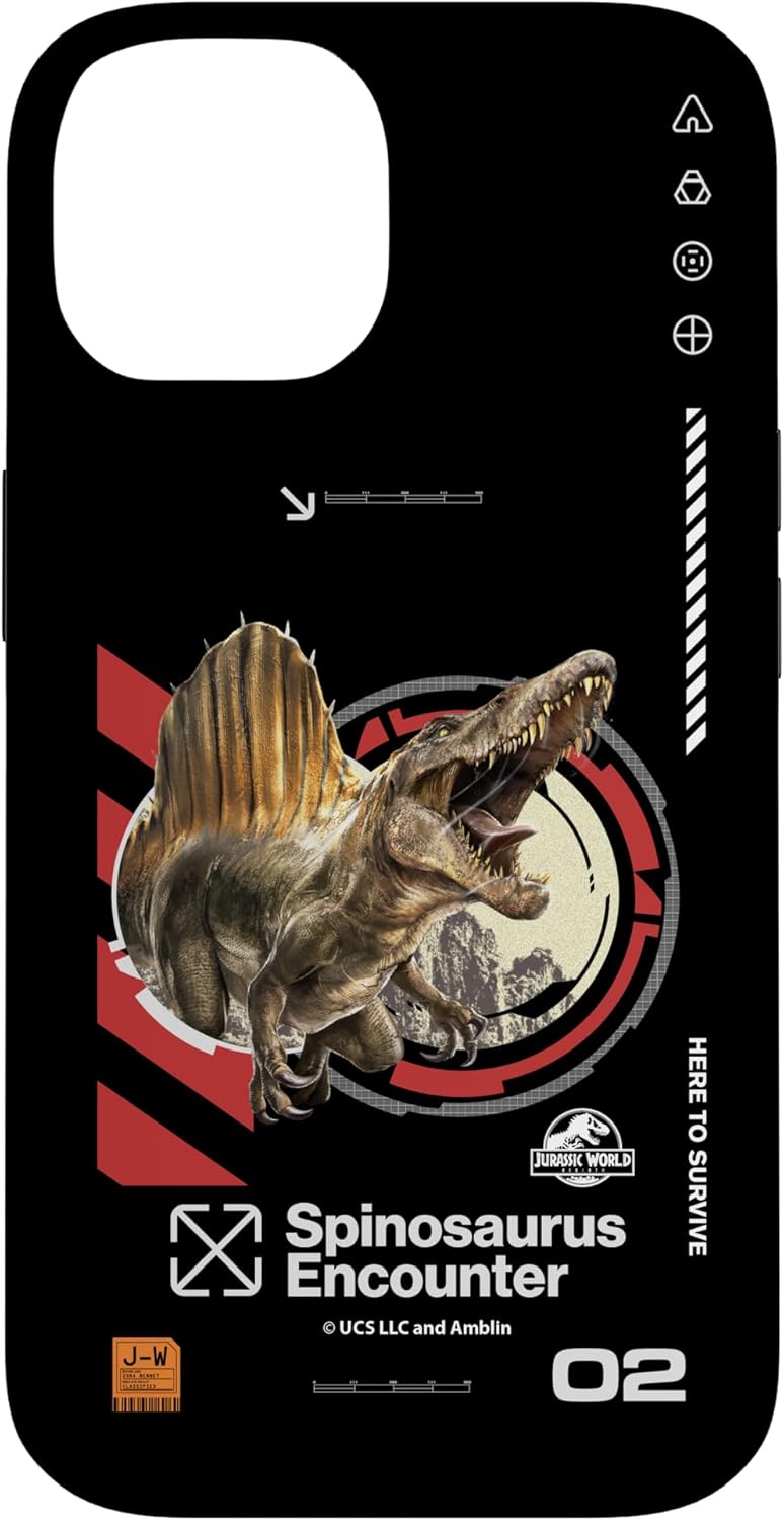 Jurassic World Rebirth Spinosaurus Encounter Case for iPhone 16