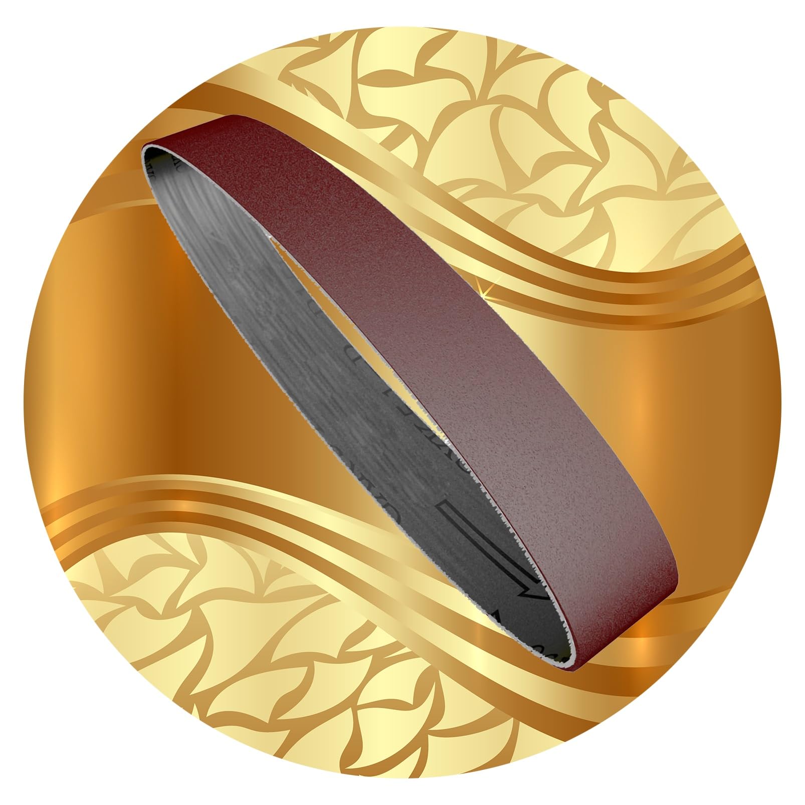 1.5x30 sanding belts 10pcs Aluminium Oxide Grinding Sanding Belt 40/1000 Grits Belt sander paper Abrasive Welding Sharpening Grinder Automotive Wood Metal (Color : 120 Grit, Size : 40mm x 740mm/6358