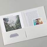 Avery® Two Pocket Folders, Holds up to 40 Sheets, Business Card Slot, 25 White Folders (47991) – view 6