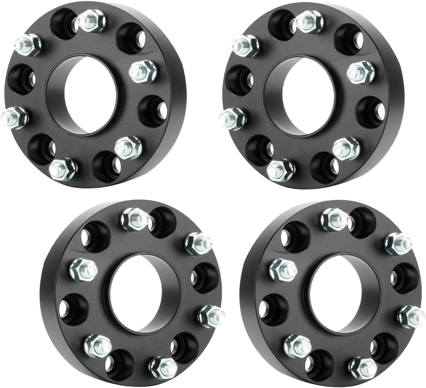 6x5.5 1.5 inch (38.1mm) Hubcentric Wheel Spacers with M14x1.5 Studs, 77.8mm Bore for 2019 2020 2021 2022 Ram 1500, 6x139.7mm fits 6 Lugs Tire Wheel Adapters, Set of 4