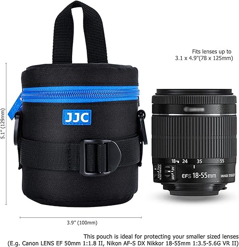 Vista 17 de JJC Funda profesional para lente de cámara para Sony FE 3.543 in f2.8 Nikon AF-S 2.165-11.811 in 2.756-11.811 in Canon RF 3.346 in f2 EF