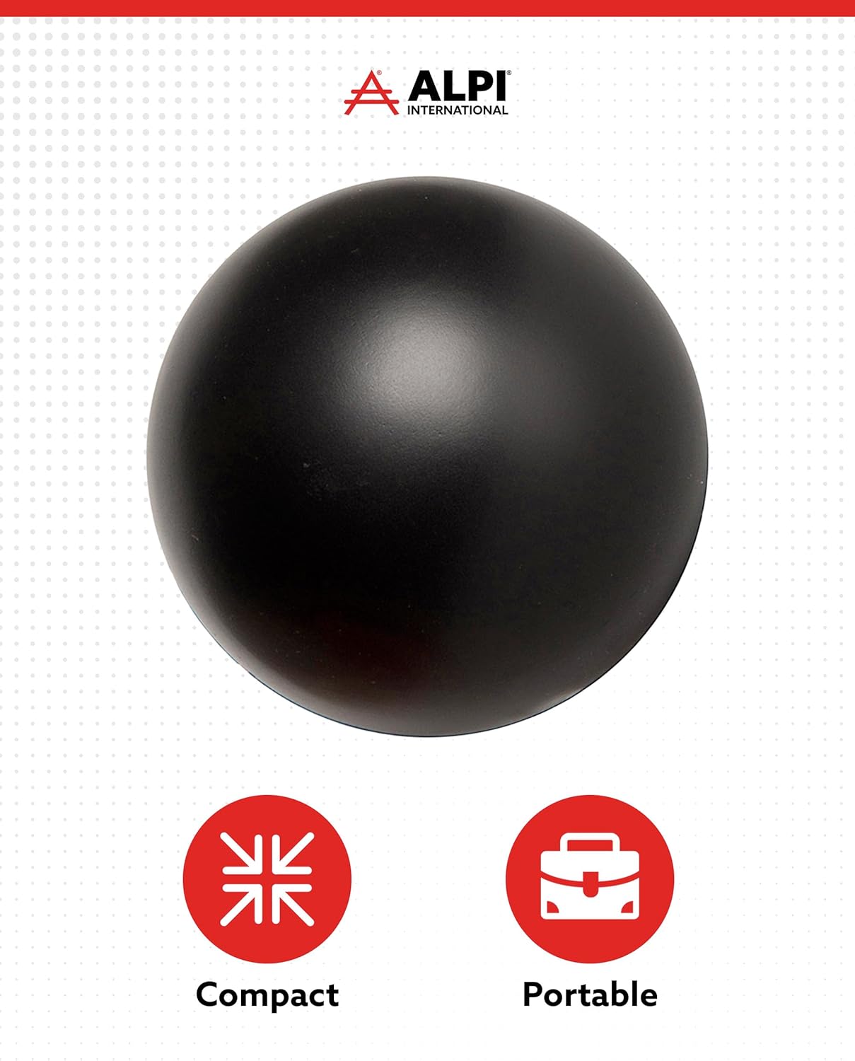 Alpi Squeezies - Soft Squeeze Ball - Adult Stress Balls to Improve Focus - Durable Squeeze Toy for Kids & Adults - Pack of 10, Black