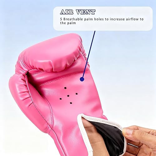 Miniatura 3 de Kids Boxing Gloves for Kids Boys Girls Youth Age 6-12 Years Training Gloves for Punching Bag Kickboxing Muay Thai Mitts MMA