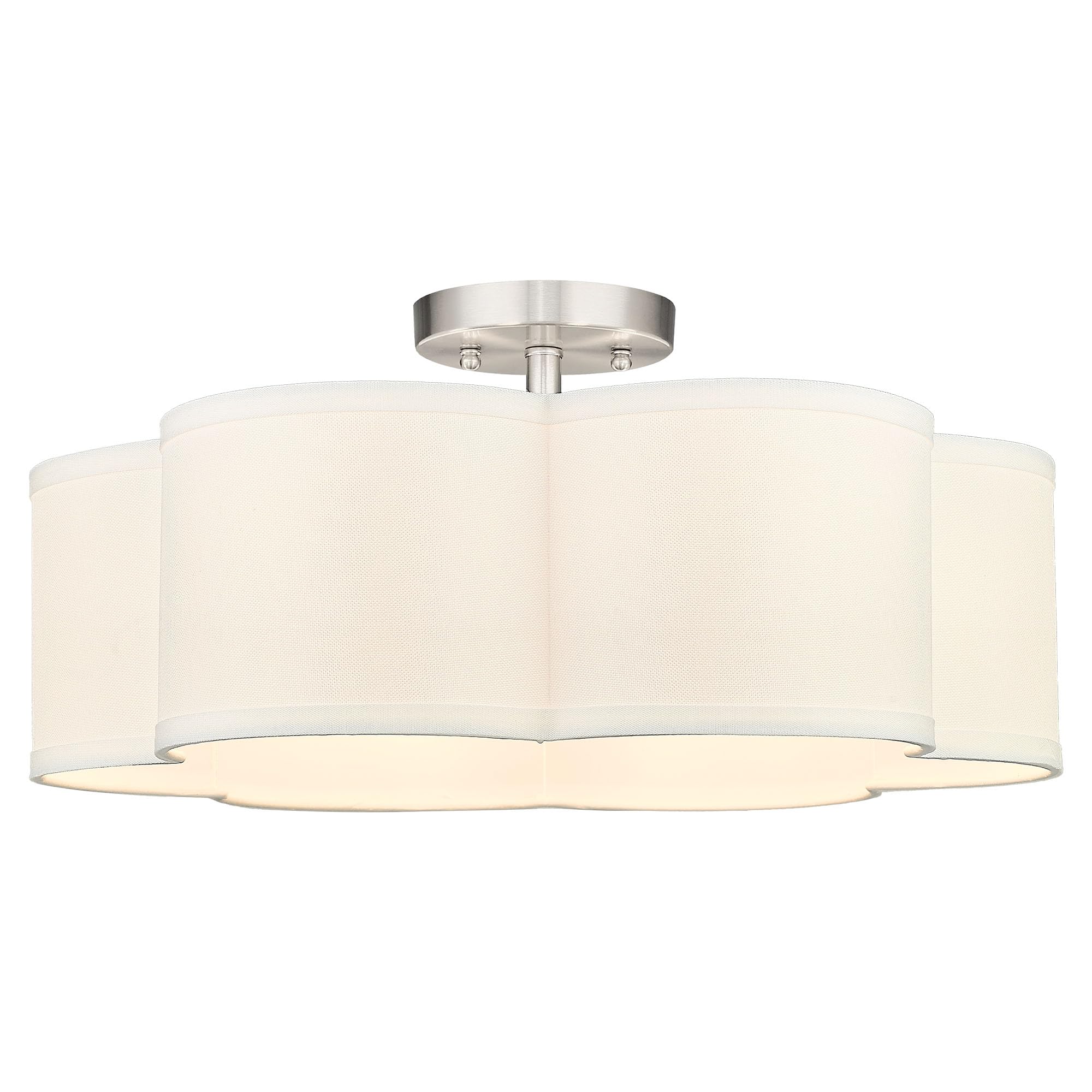 プラスα Audickic Semi Flush Mount Ceiling Lights, 6-Light 18