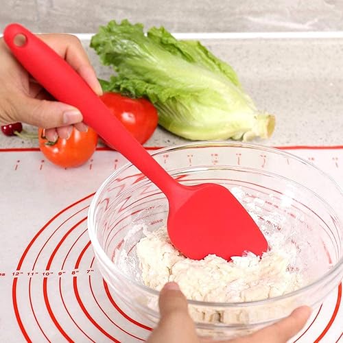 Miniatura 3 de Juego de espátulas de silicona, utensilios de cocina antiadherentes resistentes al calor, utensilios de cocina para hornear, cocinar, espátula de