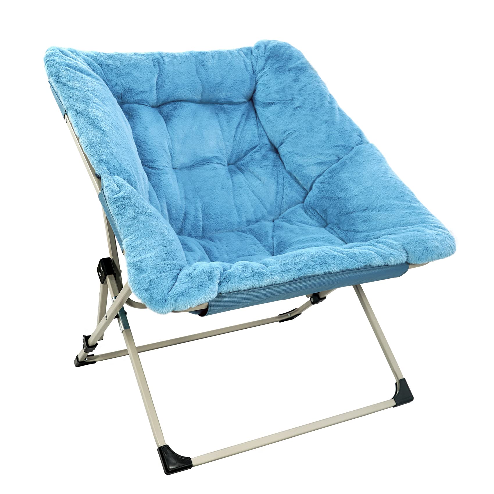 Explore LandFolding Square Chair Blue