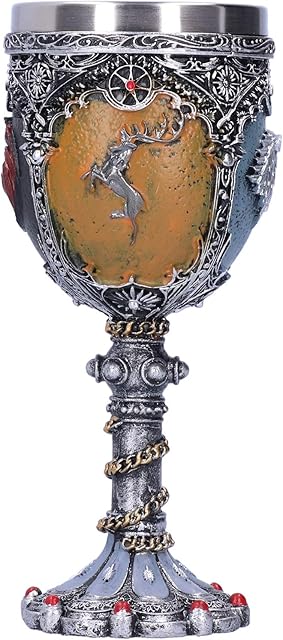 Goblets Medieval Wine Chalice Drinking Cup Stainless Steel Whiskey Glass Retro Mug Halloween Bar Party Supplies