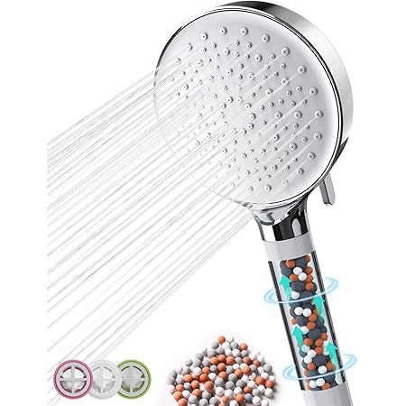 Pommeau De Douche à Effet Pluie Avec Filtre Haute Pression 12 Cascades
