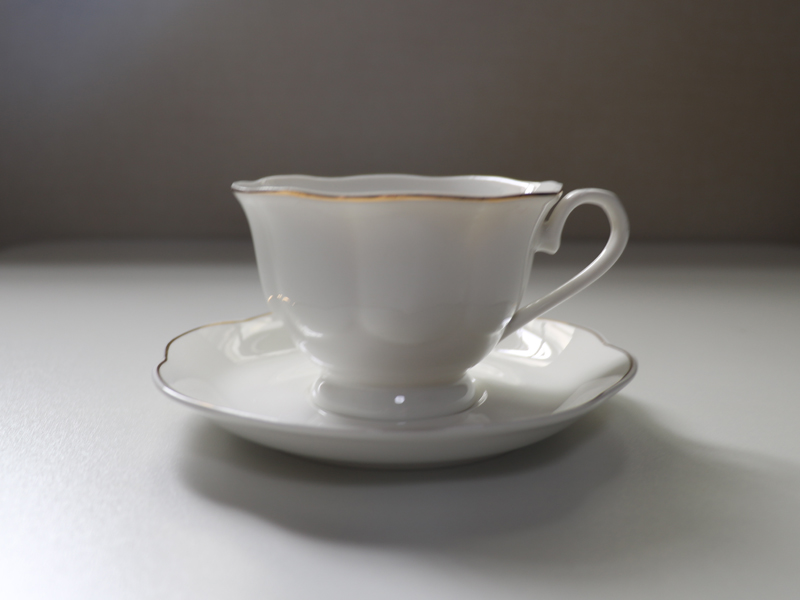 Amazon.com | Guangyang 12 Pieces Tea Cup set Fine Porcelain 6oz Cup and  Saucer set of 6 for Cappuccino Tea Flat White Coffee: Cup & Saucer Sets