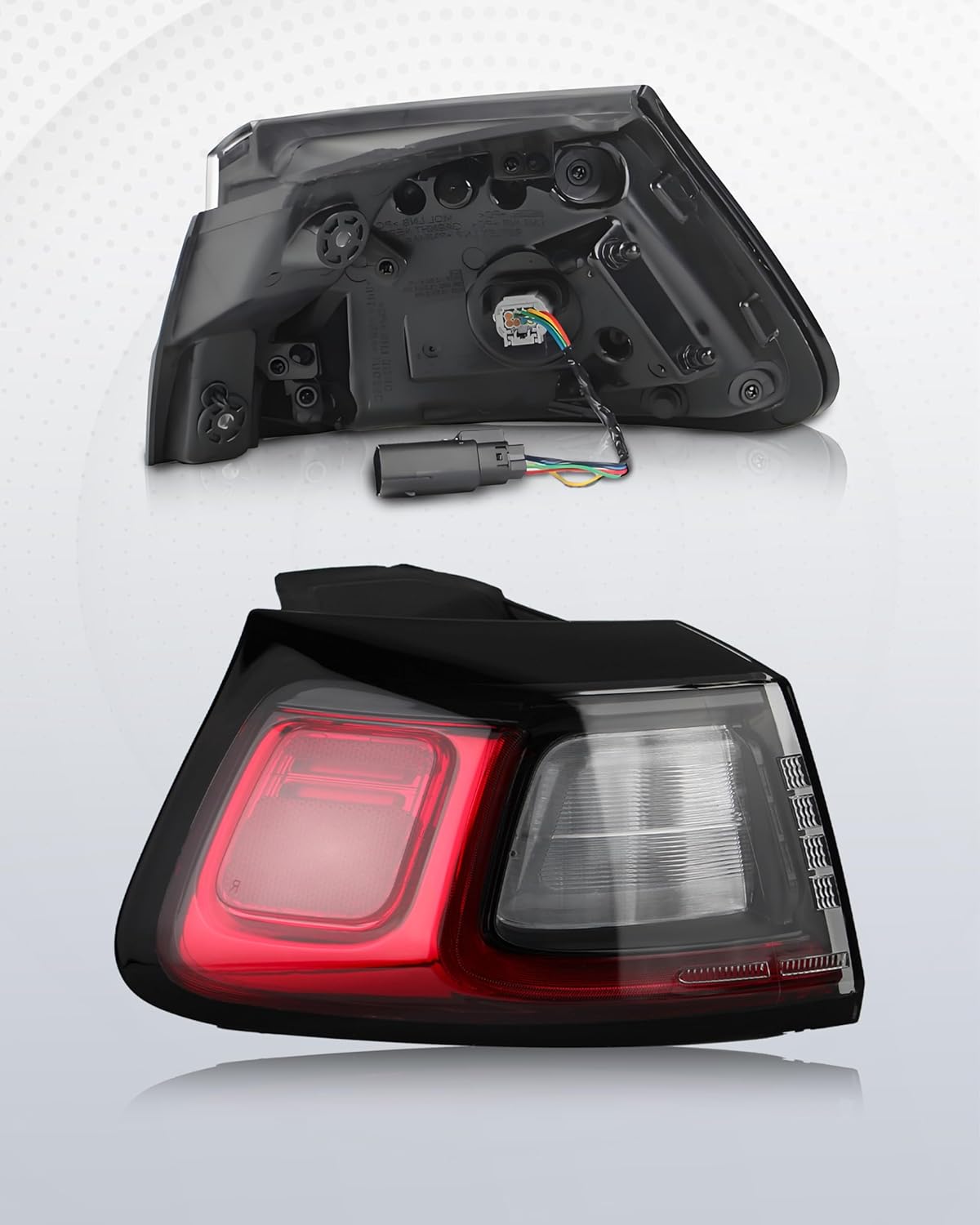 LED Tail Lights Compatible with 2019 2020 2021 2022 2023 Jeep Cherokee Outer Taillights Left Driver Side, OEM: CH2804119 68275959AF