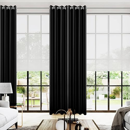 Miniatura 67 de KOUFALL Cortinas opacas doradas de lujo para sala de estar, elegantes cortinas de 84 pulgadas de largo, cortinas Doradas para Sala Elegantes Oro