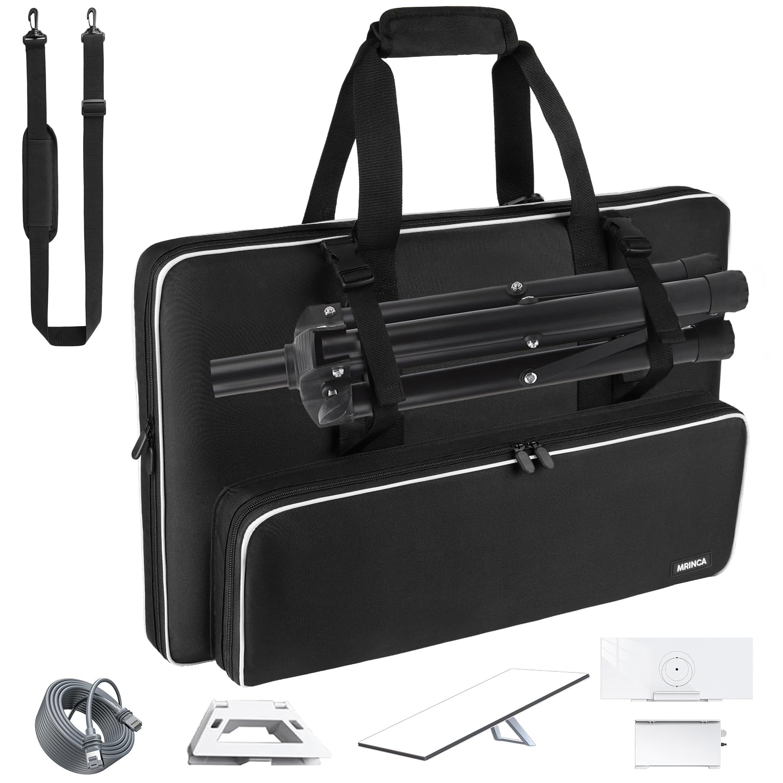 Starlink Standard Gen 3 Carrying Case with Tripod Storage Travel Bag for Satellite Antenna Router Accessories RV Camping