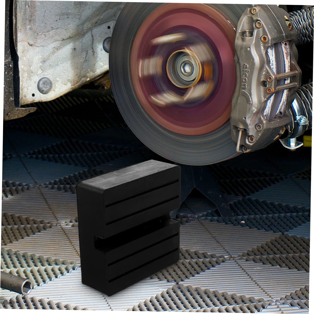 Toyvian 3 Set Gomma Per Martinetto Auto Adattatori Per Martinetto Protezione Per Componenti E Telaio Resistente E Pratico Per Manutenzione Auto 2 Pezzi * 3