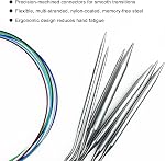 Circular Knitting Needles, 4.0mm/US6, high Quality Stainless Steel, Smooth Seams, 100 cm/40 inches, for Beginners Knitting Sweaters, Blankets and Other Projects!