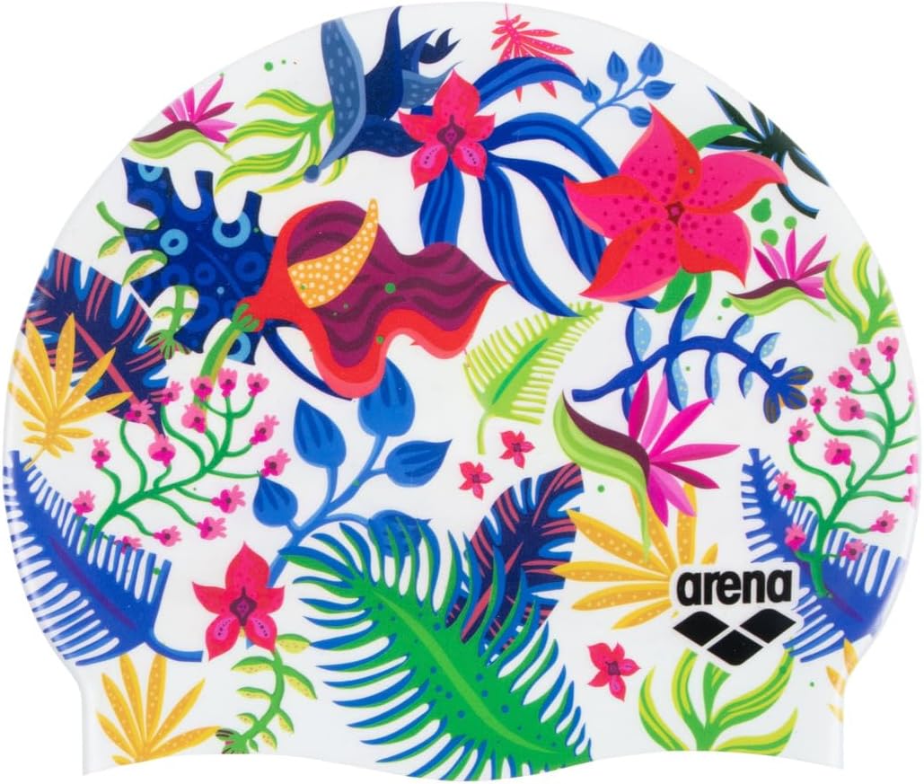 Arena HD Unisex Adult Elastic Silicone Swim Cap Fitness Swimming Gear Soft Stretchy Pool Bathing Cap