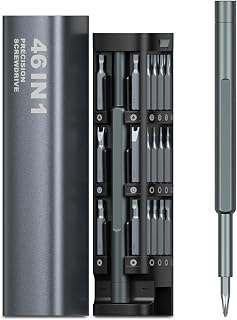 Precision Screwdriver Set, 46 in 1 Mini Magnetic Screwdriver Set, Multifunction Precision Kit, Portable Repair Tool Kit for Computer, Eyeglass, Phone, Watch