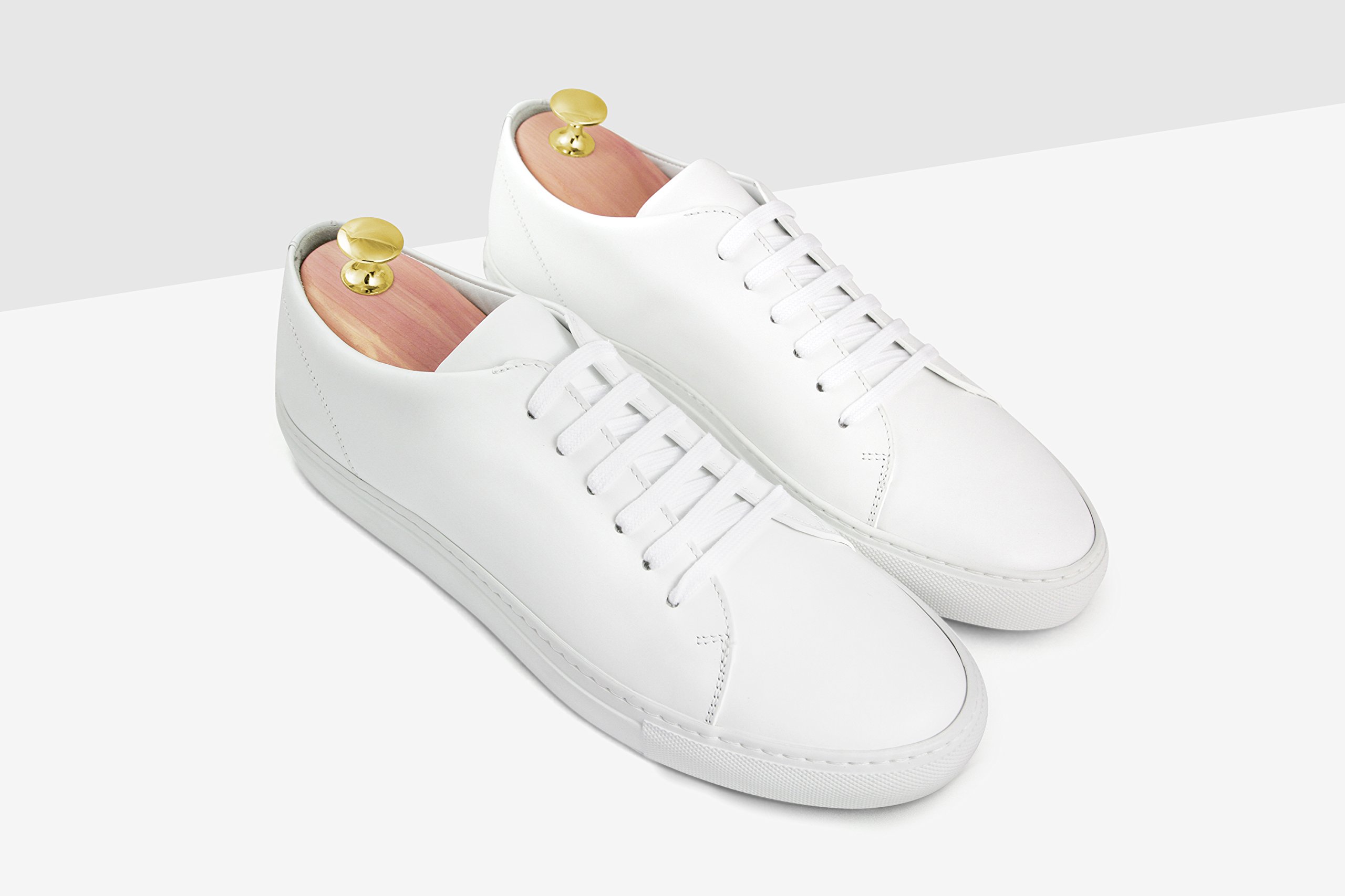 Schlesinger – 8 Paar Premium Herren Schuhspanner aus edlem Zedernholz für Lederschuhe und Sneaker. Modell König. Größe 39 – 48 in Silber oder Gold.
