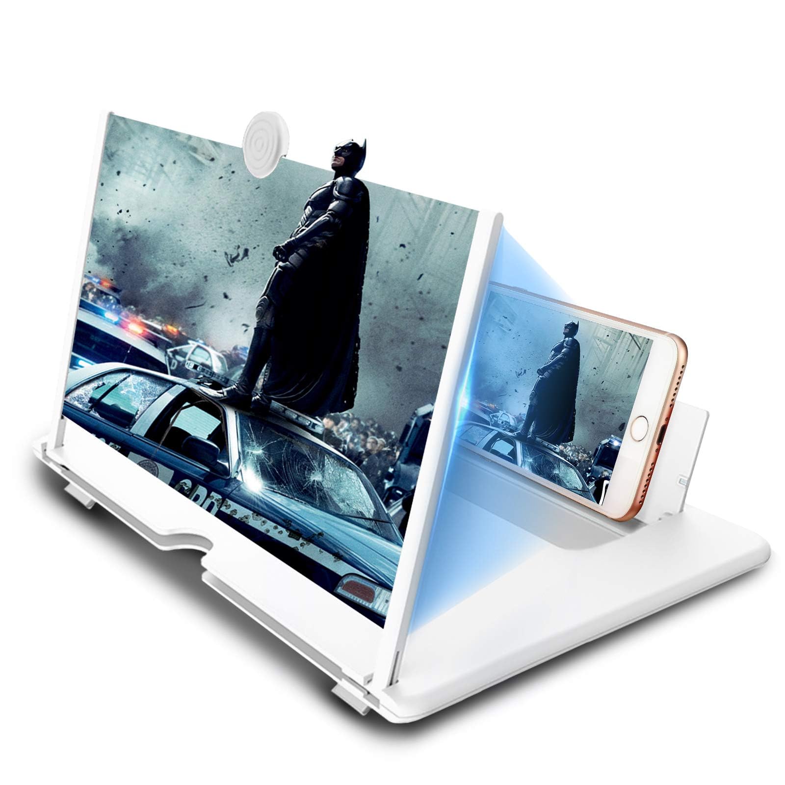Lente D'Ingrandimento Per Smartphone 16 Pollici 3D HD – Pieghevole, Antiocchio, Adatta A Tutti I Telefoni - 3