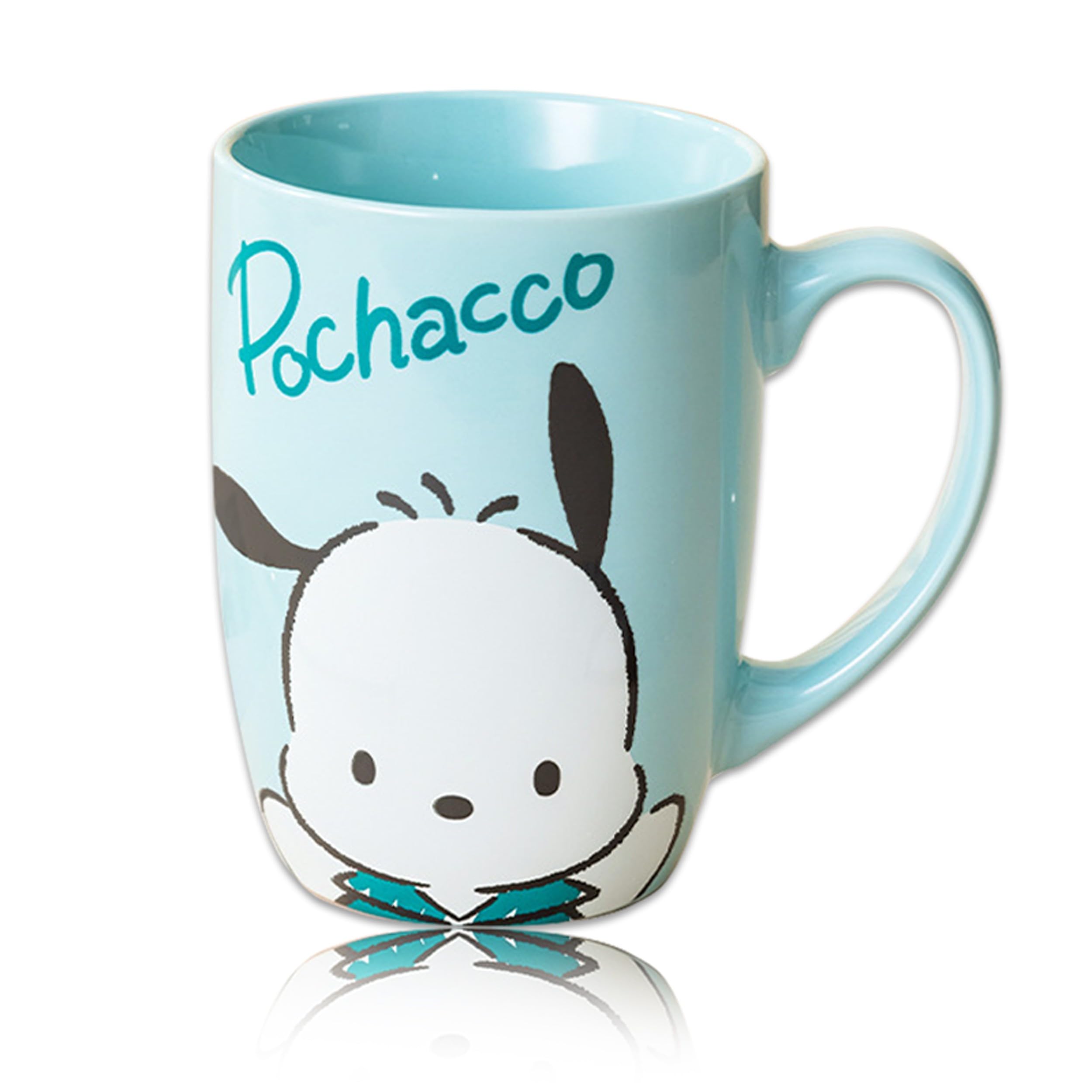 Roffatide Cartoon Pochacco Coffee Mugs Ceramic Coffee Tea Milk Cup Office Cup Gift or Souvenir for Christmas Birthday Unique & Super Fun Way of Drinking Your Favourite