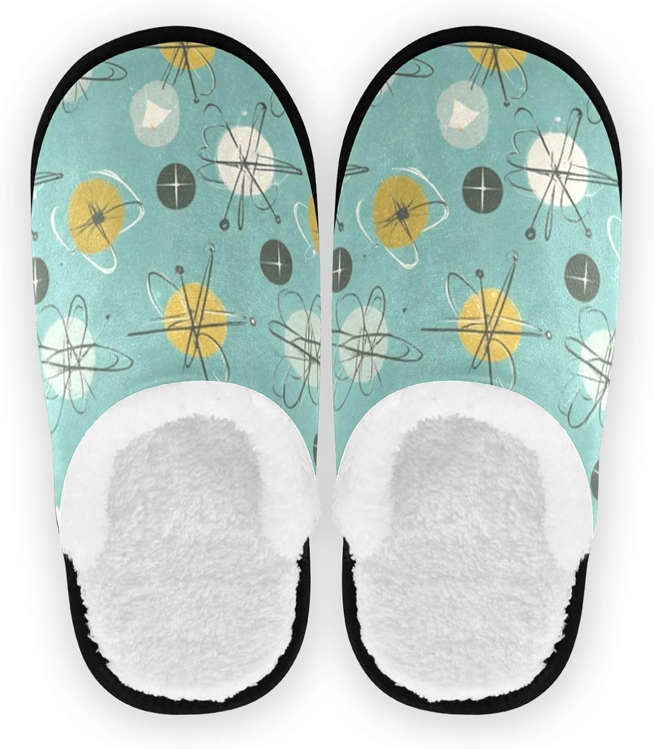 Boccsty Christmas Spa Slippers Halloween House Slipper Indoor Outdoor Non-Slip Home Shoes for Men Woman M-L