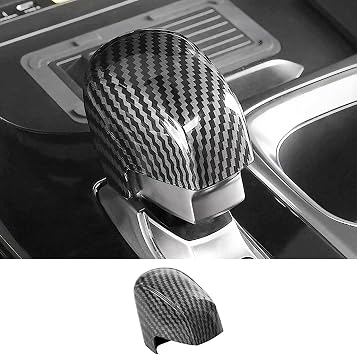 ABS Carbon Fiber Pattern Automatic Gear Shift Cover for Lexus | for RX 350 350h 450h 500h 2023 2024 NX250 350 350h 450h 2022 2023 Interior Accessories Transmission Shift Knob Boot Protector
