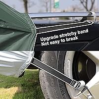 Vista 6 de Carpa Toldo para Auto SUV, UPF 50++ con Bolsa de Almacenamiento Impermeable Portátil, Resistente al Desgarro, Espacio Amplio, Buena Visión