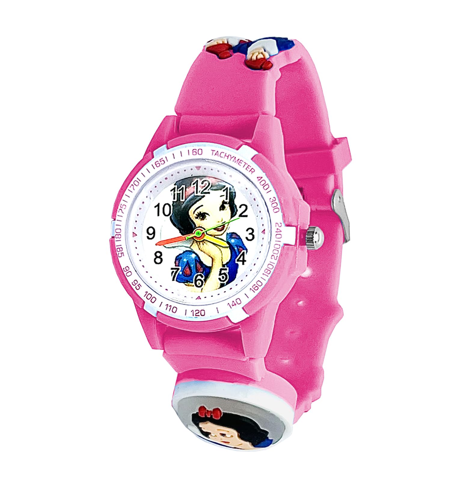 Time Up Analog Dial Snow-White Cartoon Character with Disco Light Strap Kids Watch for Girls & Boys (Age:3-10 Years) -RBT-SN-X (Snow-Magenta) (B0CZ77RQXB) Amazon Price History, Amazon Price Tracker