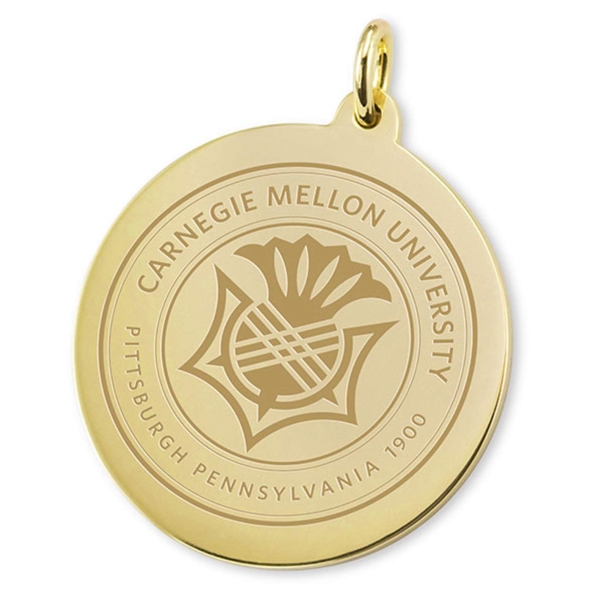 M. LA HART Carnegie Mellon University 18K Gold Charm