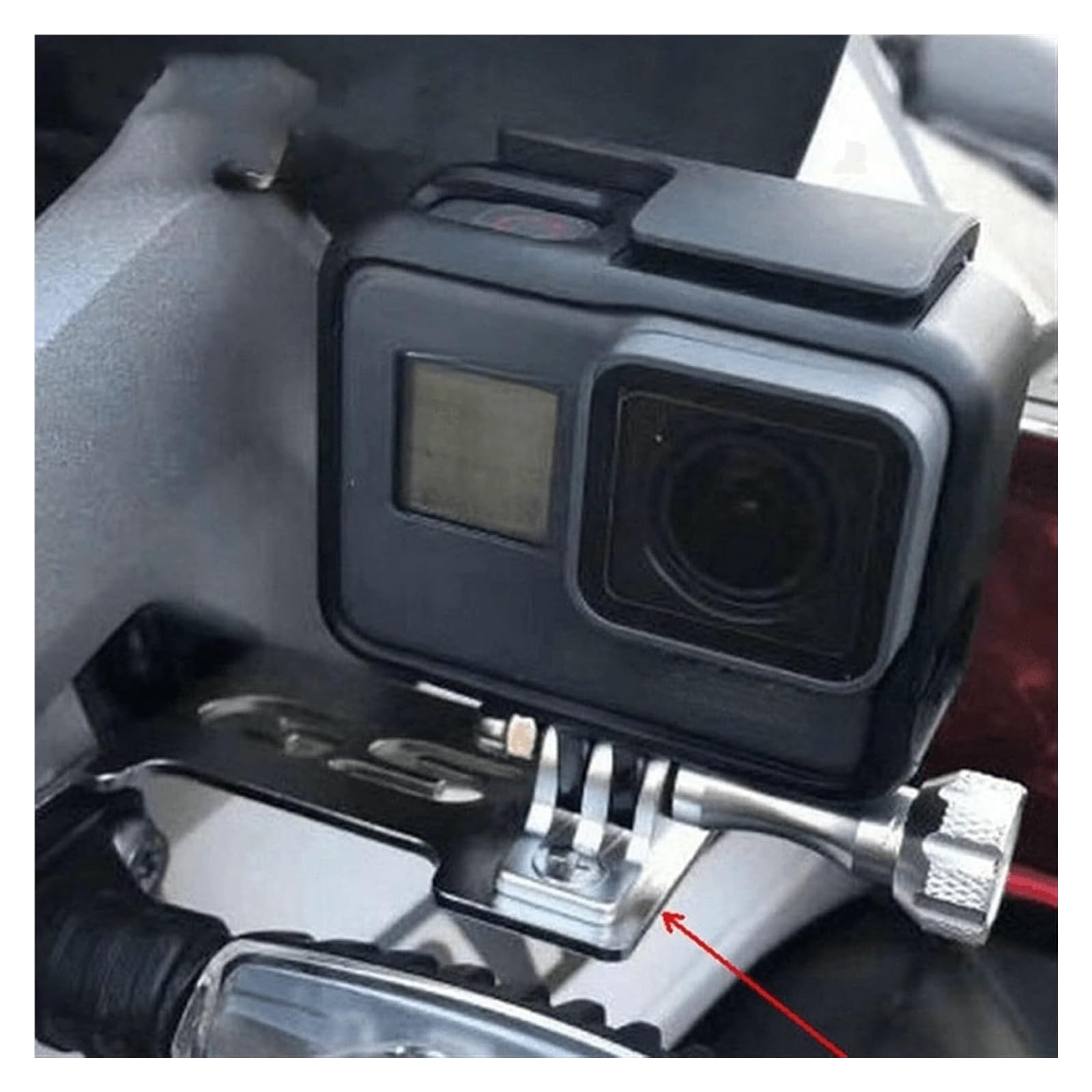 Supporto for telecamera di guida for moto compatibile con GSA R 1200 1250 GS R1200GS LC R1250GS Adventure ADV(Black)