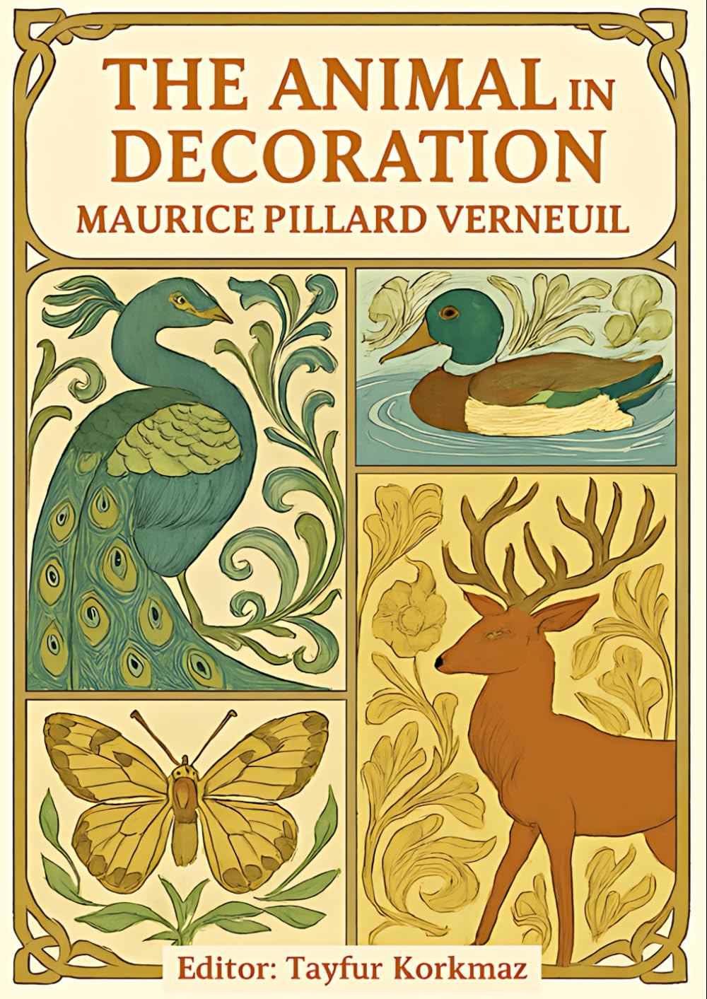 An Art Nouveau Masterpiece-The Animal in Decoration: 60 full color chromolithographic plates      Paperback – Large Print, September 8, 2025