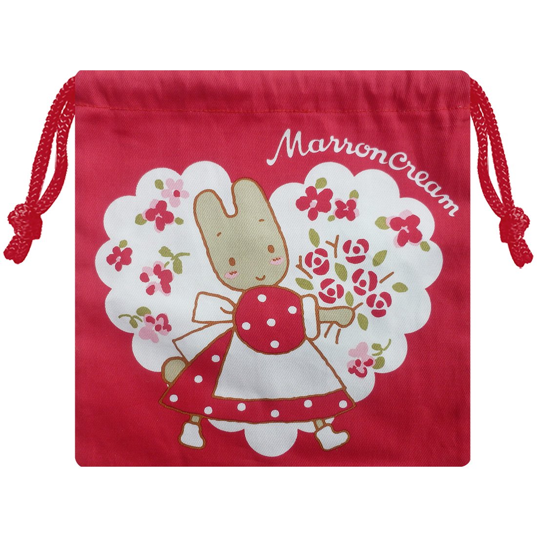 Amazon.co.jp: マロンクリーム 巾着 マロンクリーム 約H20cm x W20cm