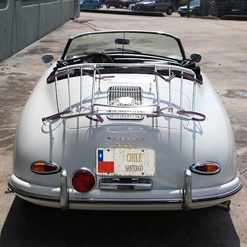 Miniatura 8 de Marco de matrícula de aluminio de Chile para placa de matrícula de Santiago, bandera de Chile, placa de matrícula de metal de aluminio para