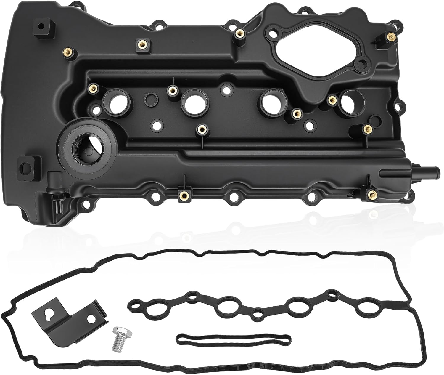 22410-2G710 Engine Valve Cover with Gasket for 2011-2015 Kia Optima, 2012 Kia Sorento, 2011-2016 Kia Sportage, 2014-2015 Hyundai Tucson 2.4L Dohc L4 Replace 224102G710