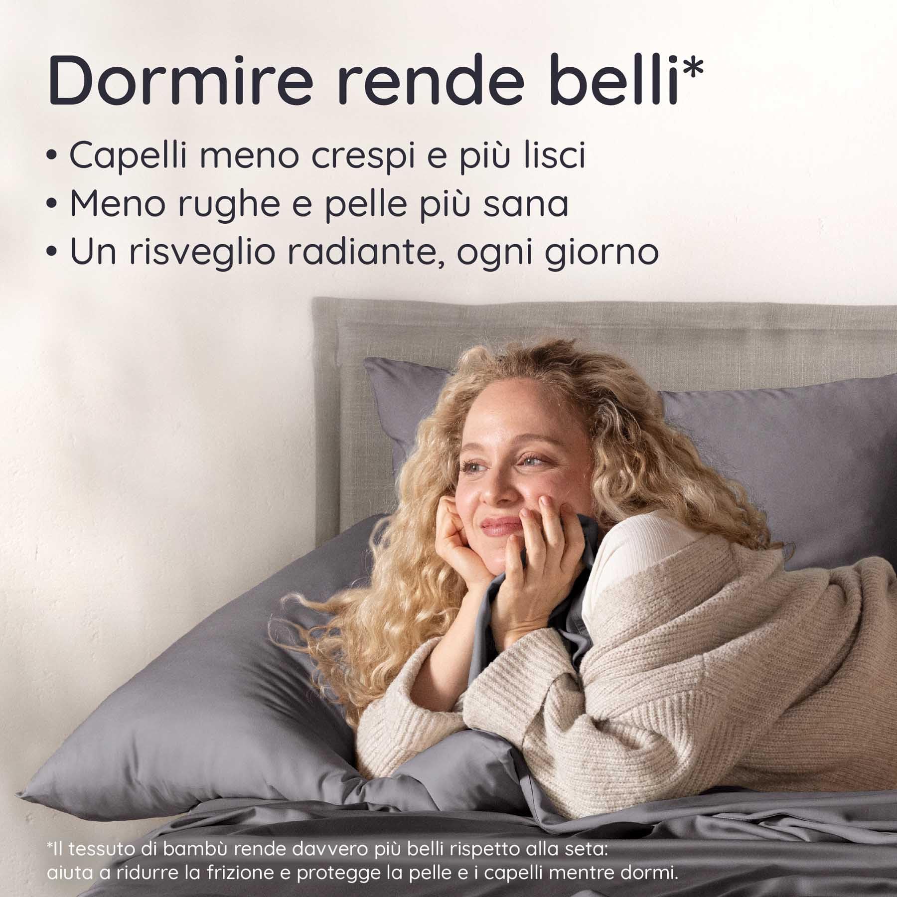 Bambaw Federe bambu 50x75 cm, Confezione da 2, Federe traspiranti e antibatteriche antiacaro, Federa rinfrescante cuscino per l’estate, Federa cuscino bambù certificata Oeko-Tex (Grigio scuro)