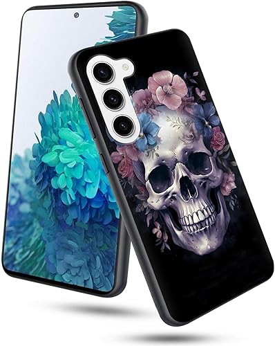 Miniatura 718 de Funda protectora para Samsung Galaxy A13 5G/A04S para Samsung Galaxy A13 5G/A04S, funda de silicona TPU suave con calavera de rosa, diseño elegante