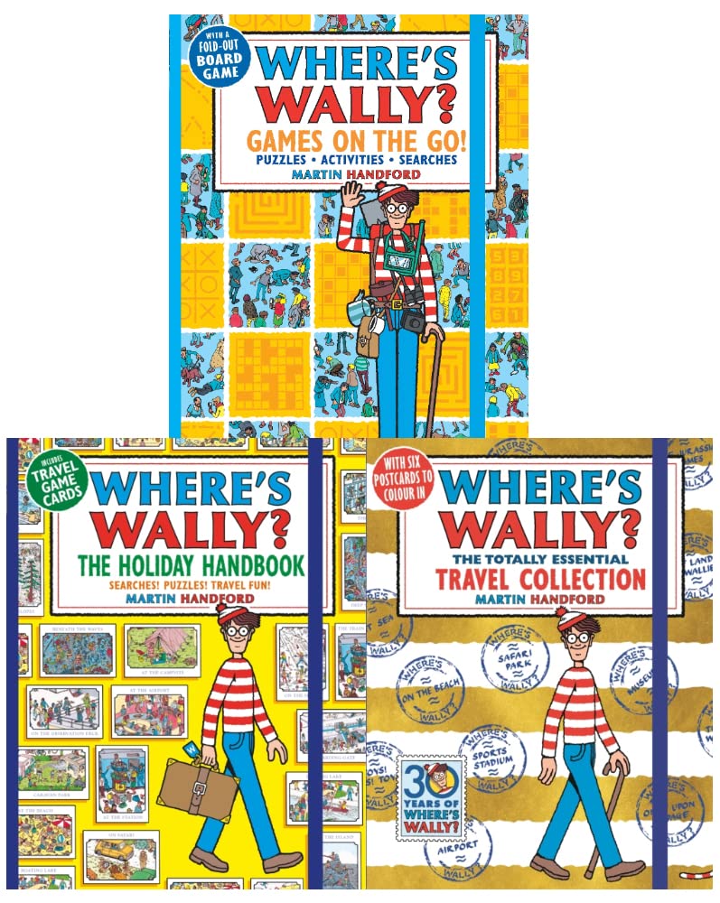 Wheres Wally Travel Collection 3 Books Collection Set By Martin ...