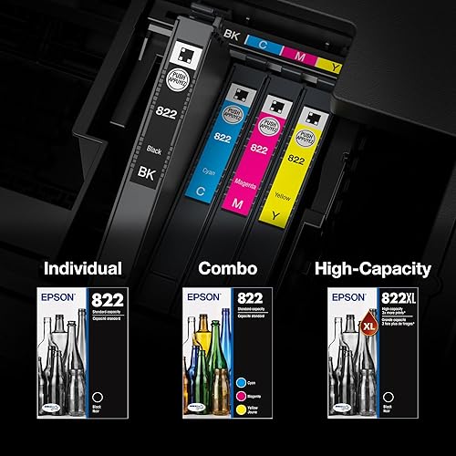 Miniatura 5 de Epson T822 DURABrite Ultra Ink Cartucho amarillo de capacidad estándar (T822420-S) para impresoras profesionales seleccionadas de la fuerza laboral